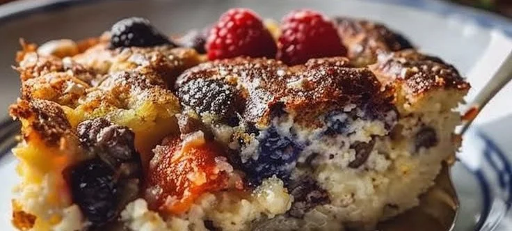 Blueberry Protein Breakfast Bake blueberry protein bake Blueberry Protein Breakfast Bake