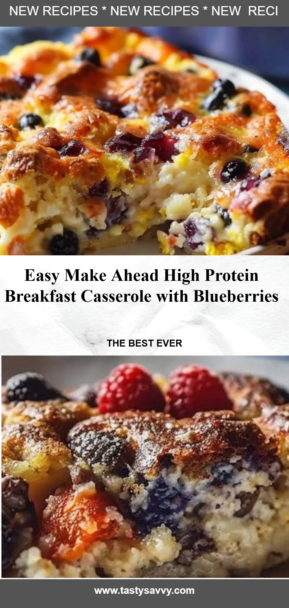 Blueberry Protein Breakfast Bake blueberry protein bake Blueberry Protein Breakfast Bake