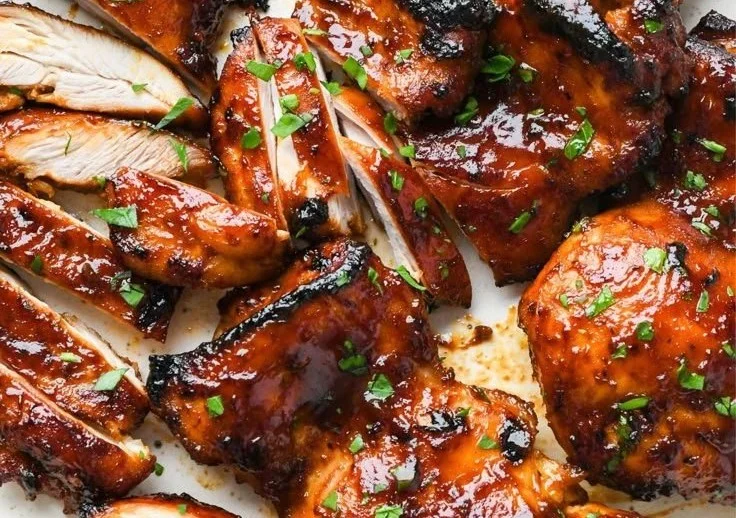 Caramelized BBQ Chicken Thighs