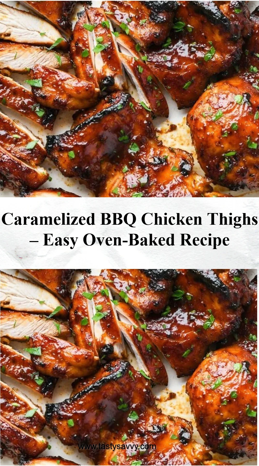 Caramelized BBQ Chicken Thighs