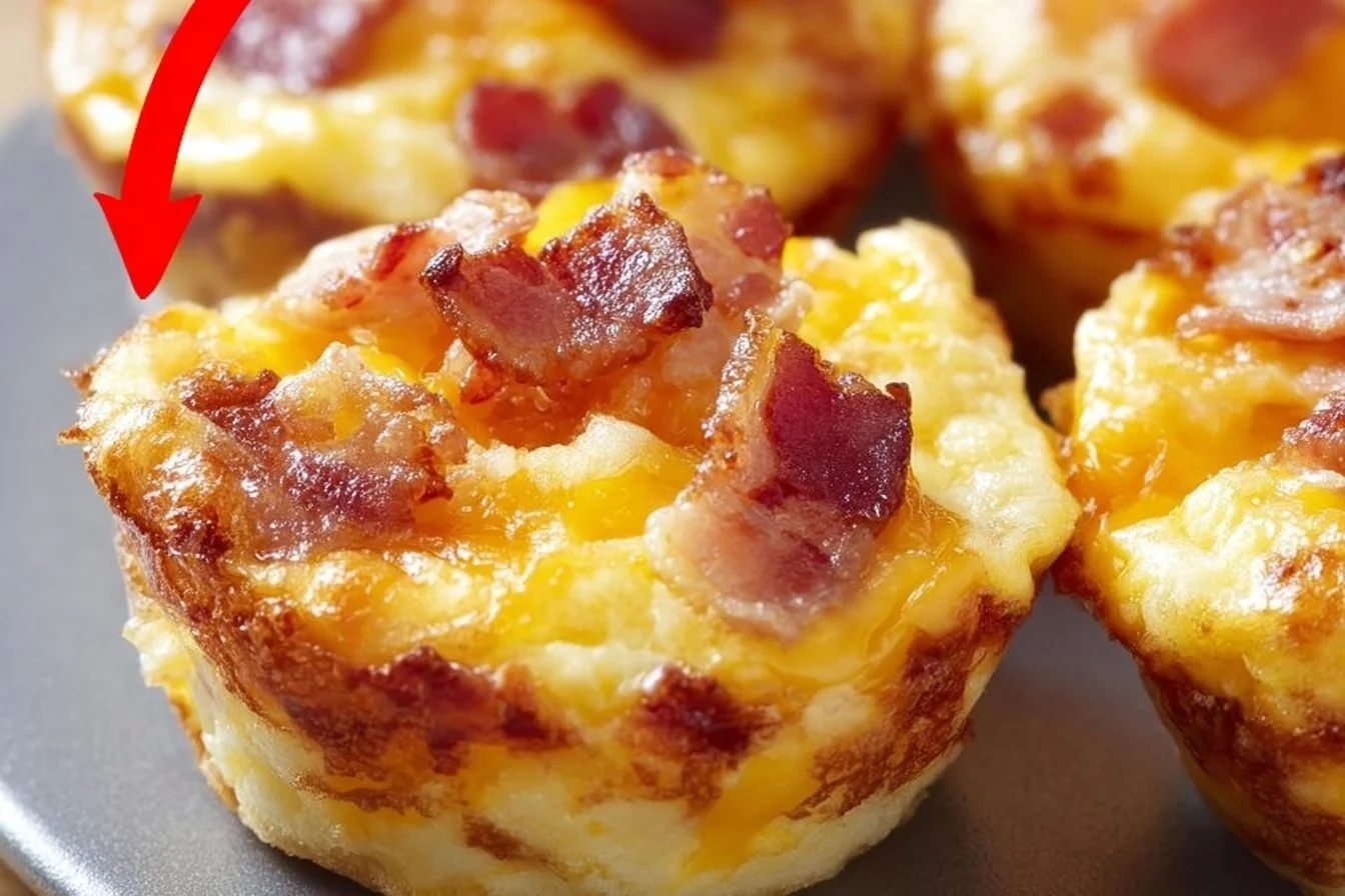 Cheesy Bacon Egg Muffins bacon egg muffins Cheesy Bacon Egg Muffins