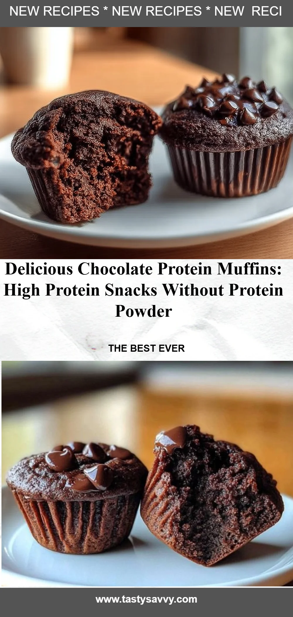 Chocolate Protein Muffins