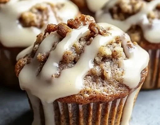 Cinnamon Roll Protein Muffins