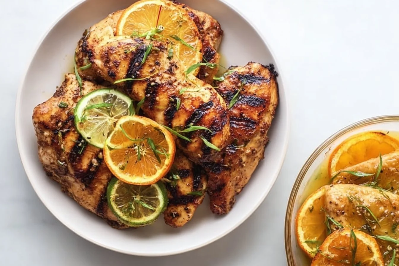 Citrus Dijon Grilled Chicken Marinade recipe with vibrant flavors
