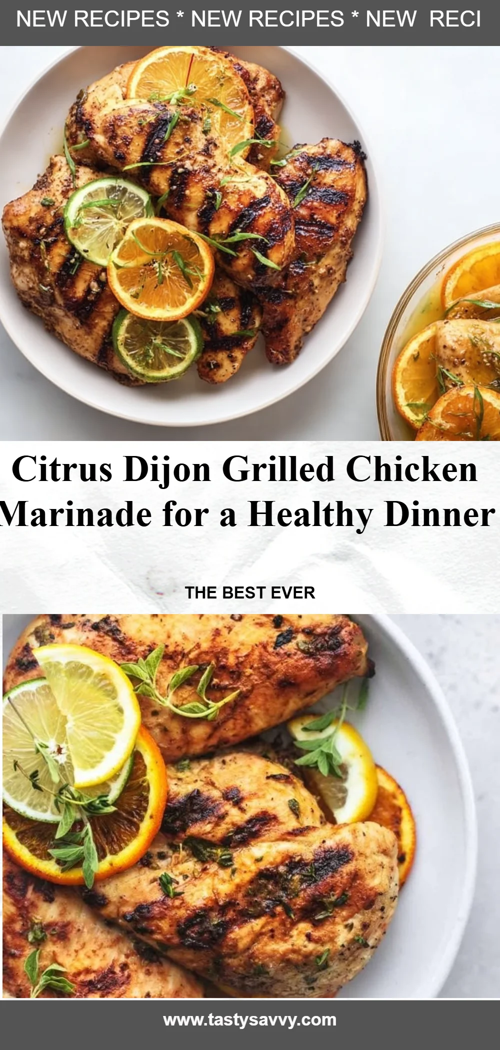 Citrus Dijon Grilled Chicken Marinade
