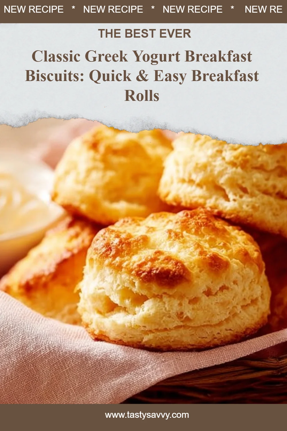 Classic Greek Yogurt Breakfast Biscuits