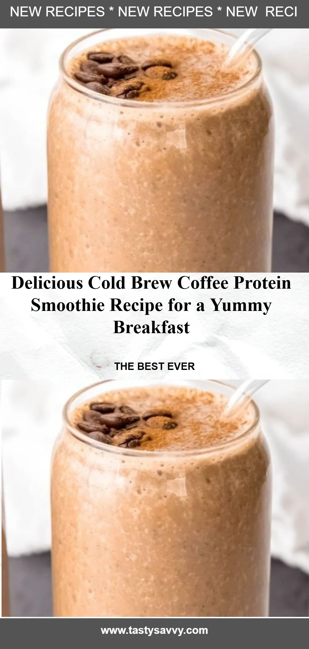 Cold Brew Coffee Protein Smoothie