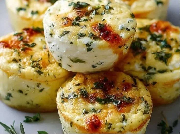 Healthy homemade cottage cheese egg bites recipe with vegetables