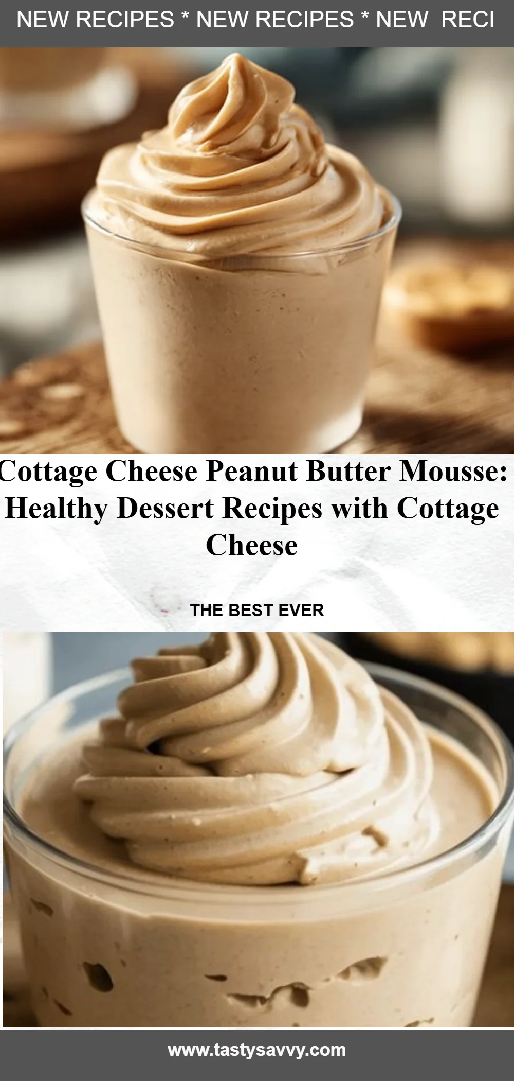 Cottage Cheese Peanut Butter Mousse