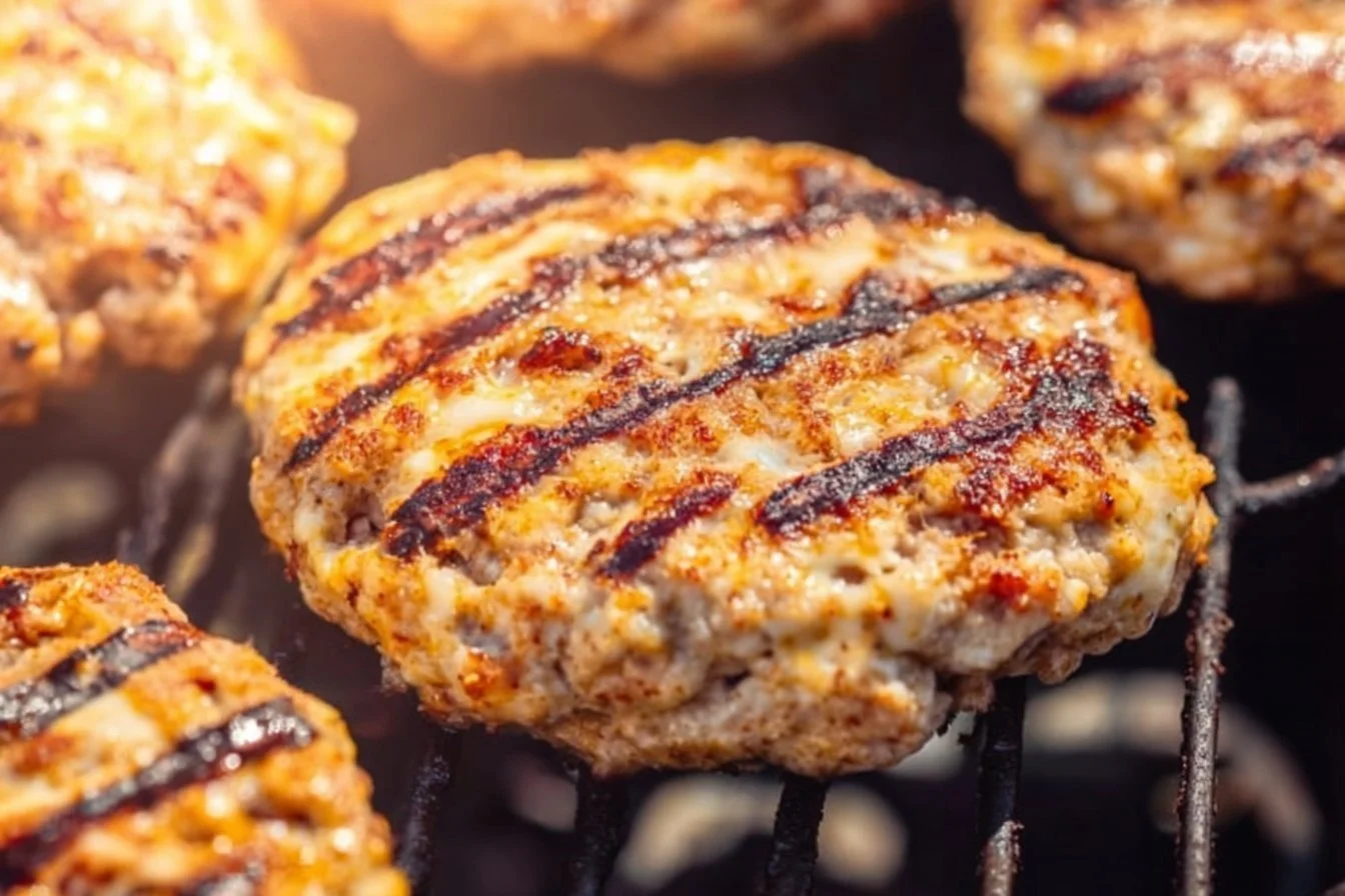 Delicious crack chicken burgers ready to be served with fresh toppings.