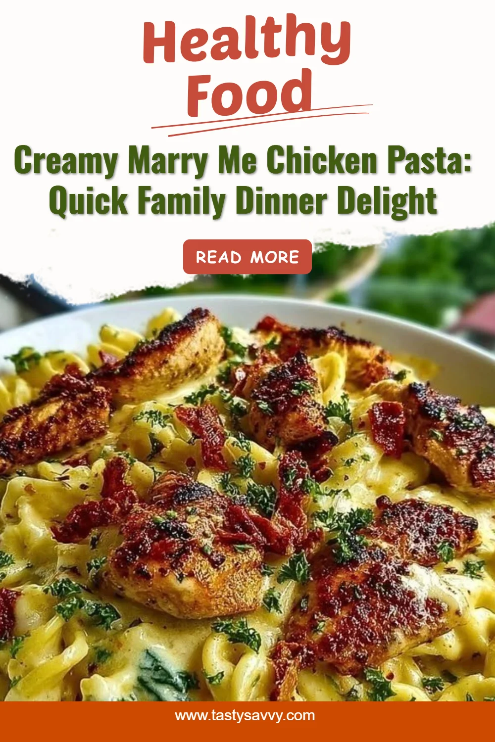 Creamy Marry Me Chicken Pasta