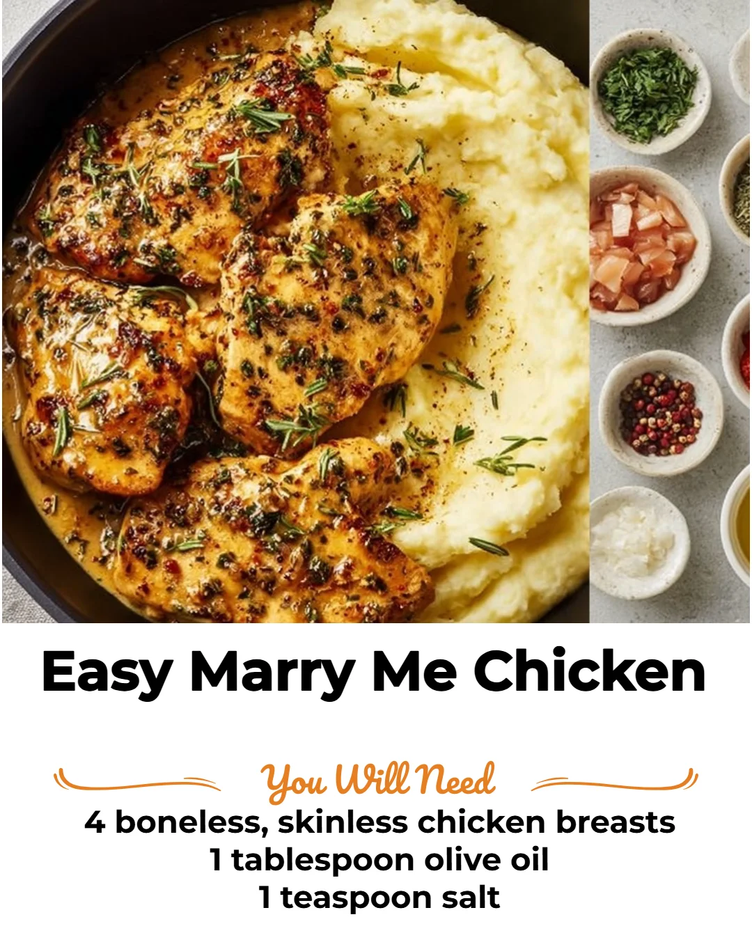 Easy Marry Me Chicken