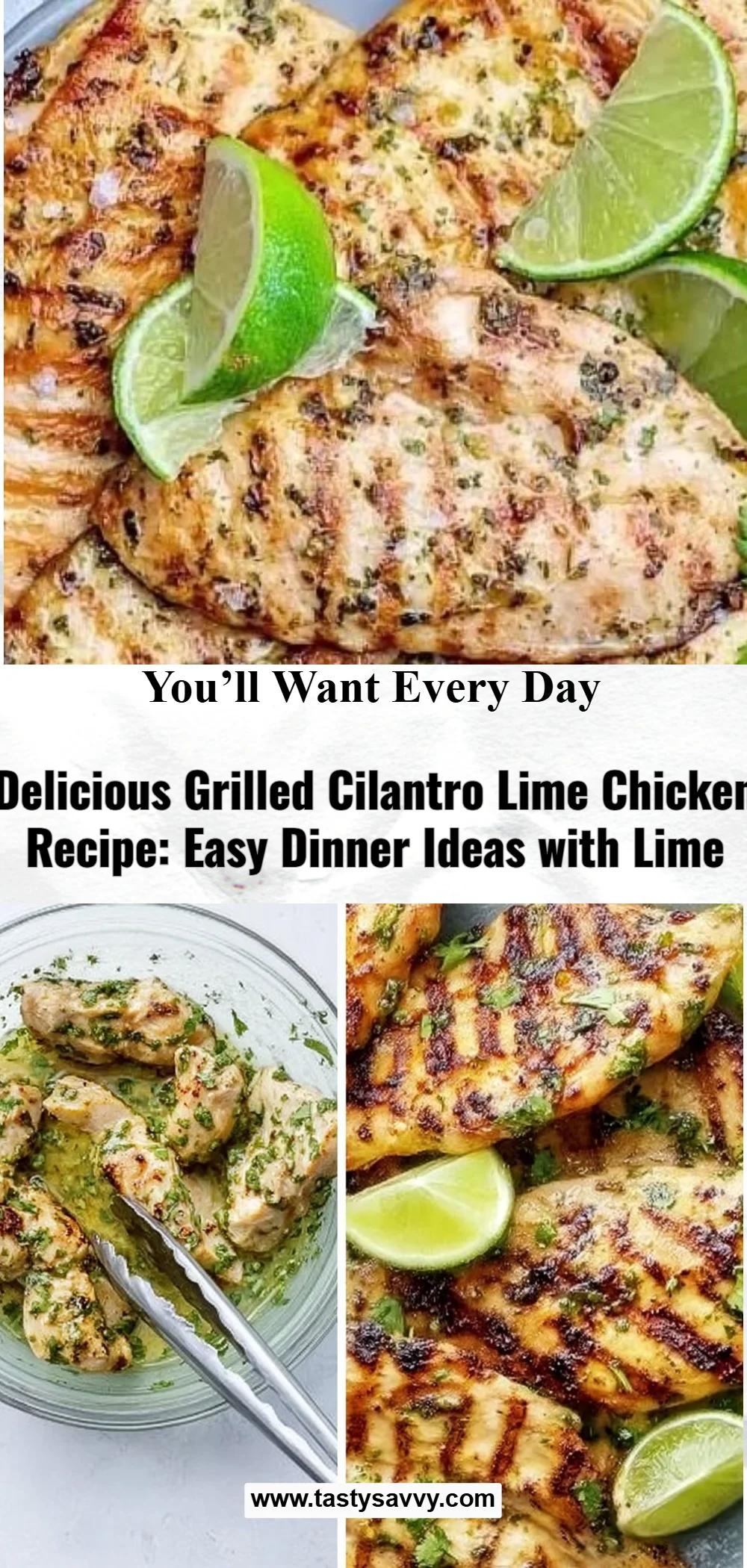 Grilled Cilantro Lime Chicken