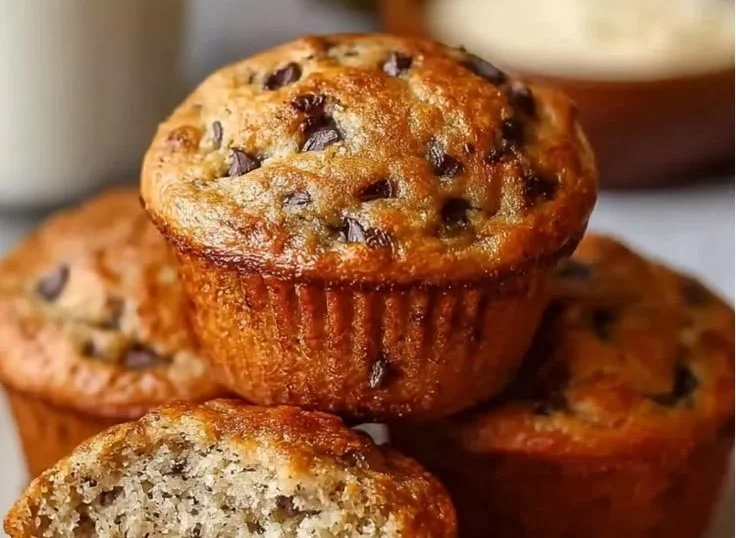Healthy Banana Bread Protein Muffins banana bread muffins Healthy Banana Bread Protein Muffins