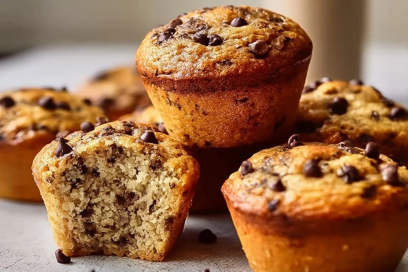 Healthy Banana Bread Protein Muffins banana bread muffins Healthy Banana Bread Protein Muffins