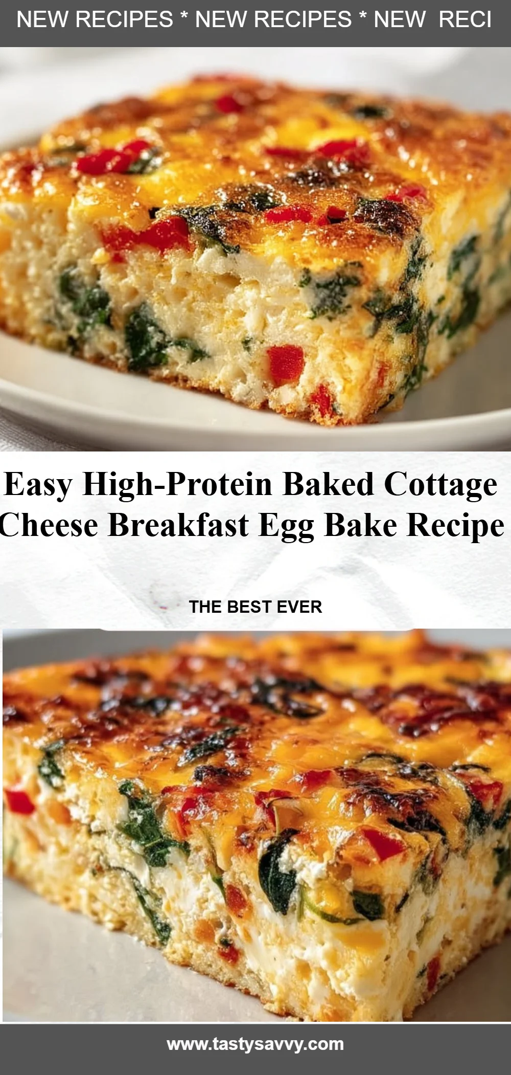 High-Protein Baked Cottage Cheese Dish