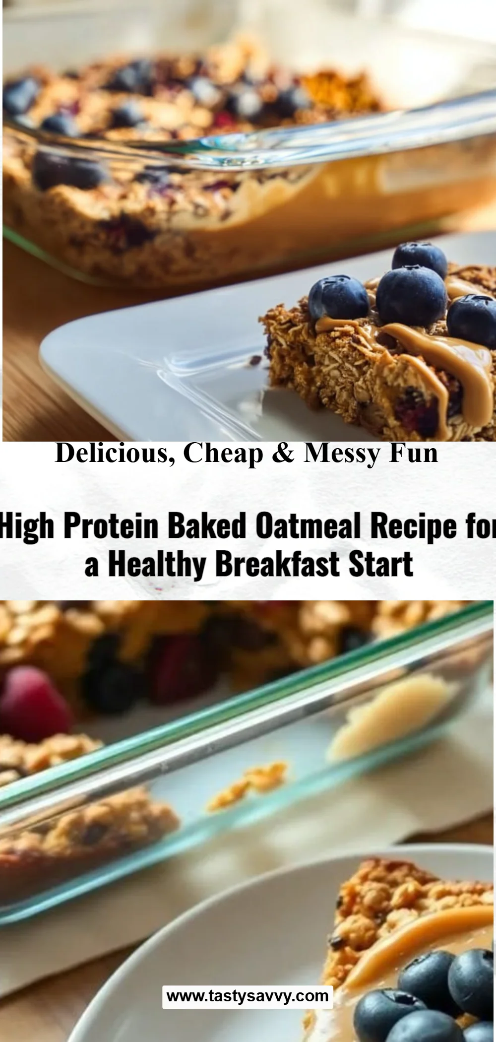 High Protein Baked Oatmeal for a Nutritious Start