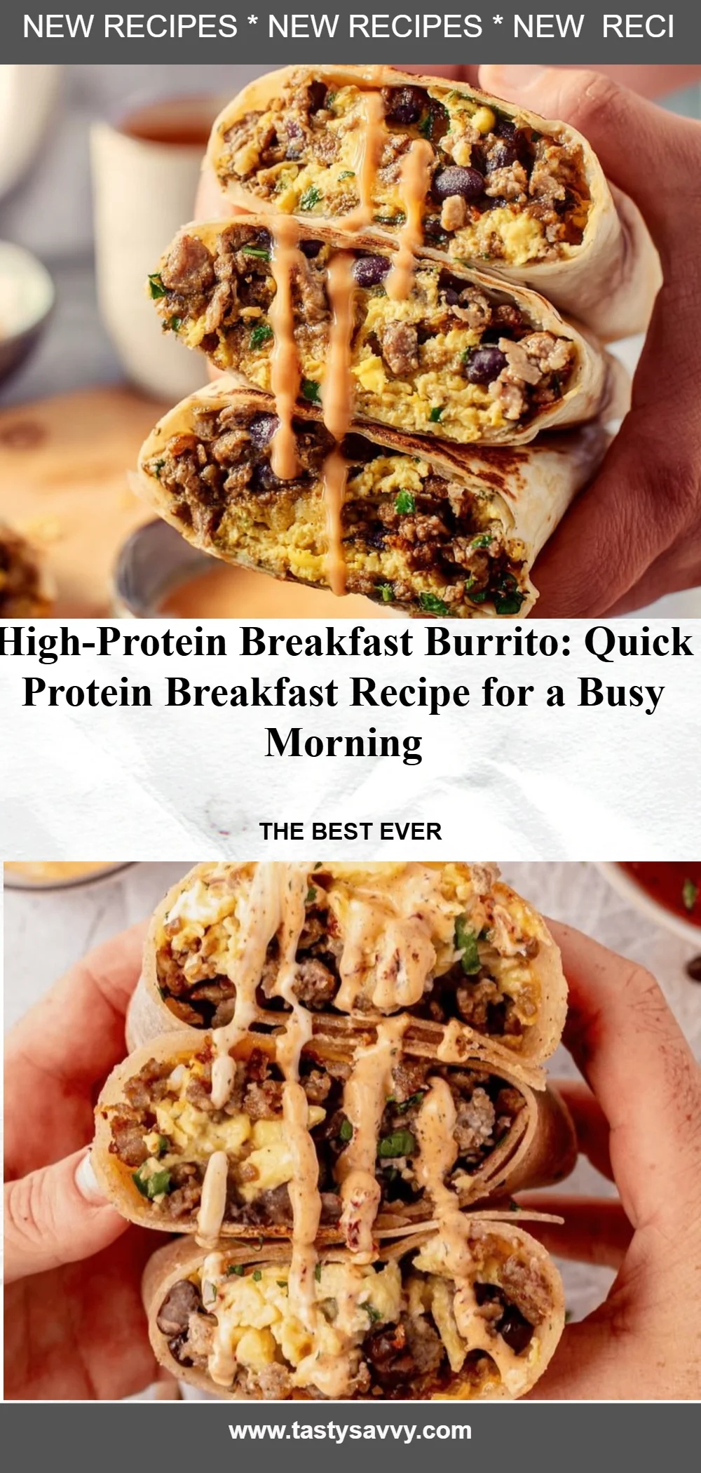 High-Protein Breakfast Burrito