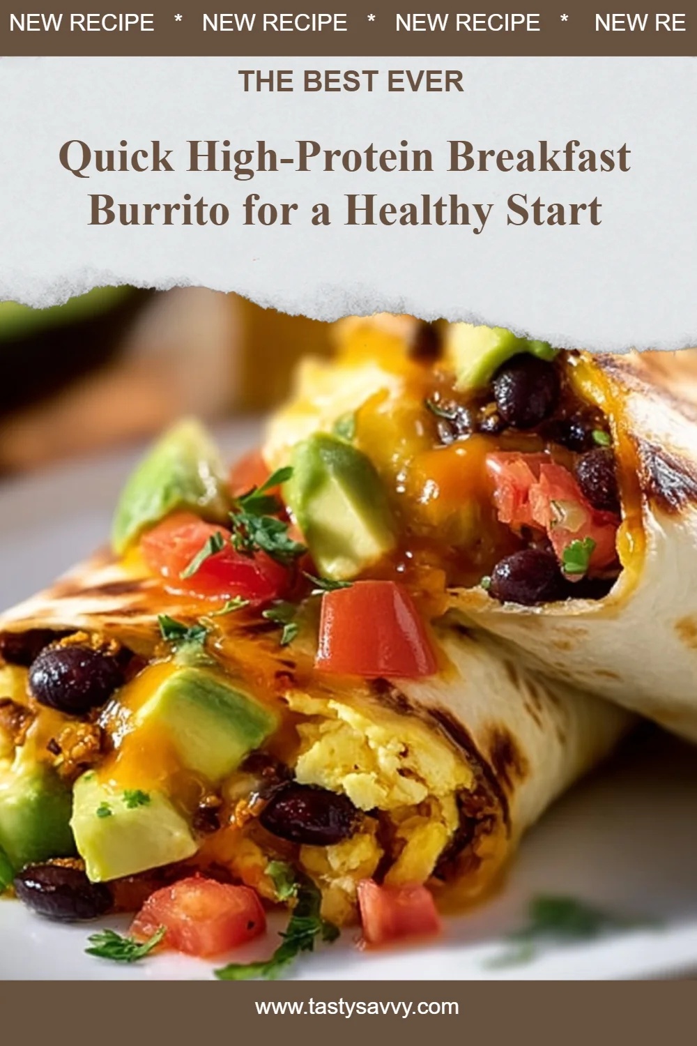 High-Protein Breakfast Burrito