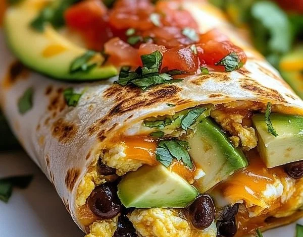 High-Protein Breakfast Burrito