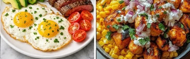High Protein Breakfast with Eggs and Spinach high protein breakfast High Protein Breakfast with Eggs and Spinach