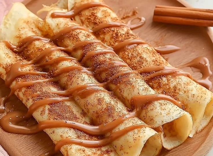 High Protein Cinnamon Crepes