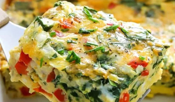 High-Protein Cottage Cheese Egg Bake cottage cheese egg bake High-Protein Cottage Cheese Egg Bake