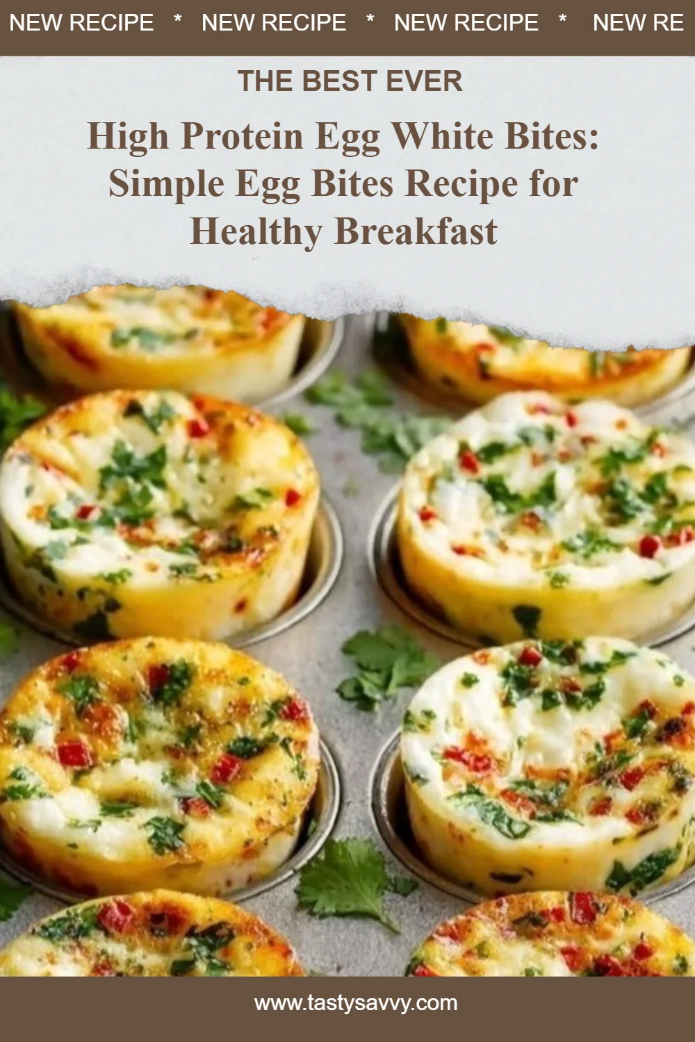 High Protein Egg White Bites