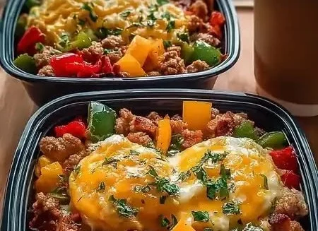 High Protein Freezer Friendly Breakfast Bowls breakfast bowls High Protein Freezer Friendly Breakfast Bowls