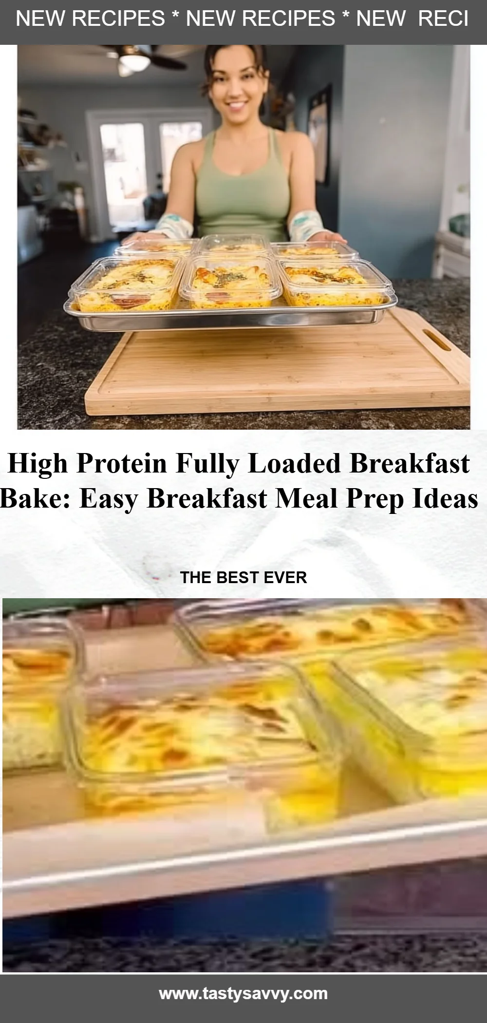High Protein Fully Loaded Breakfast Bake
