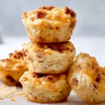 High Protein McGriddle Bites with maple flavor and savory filling