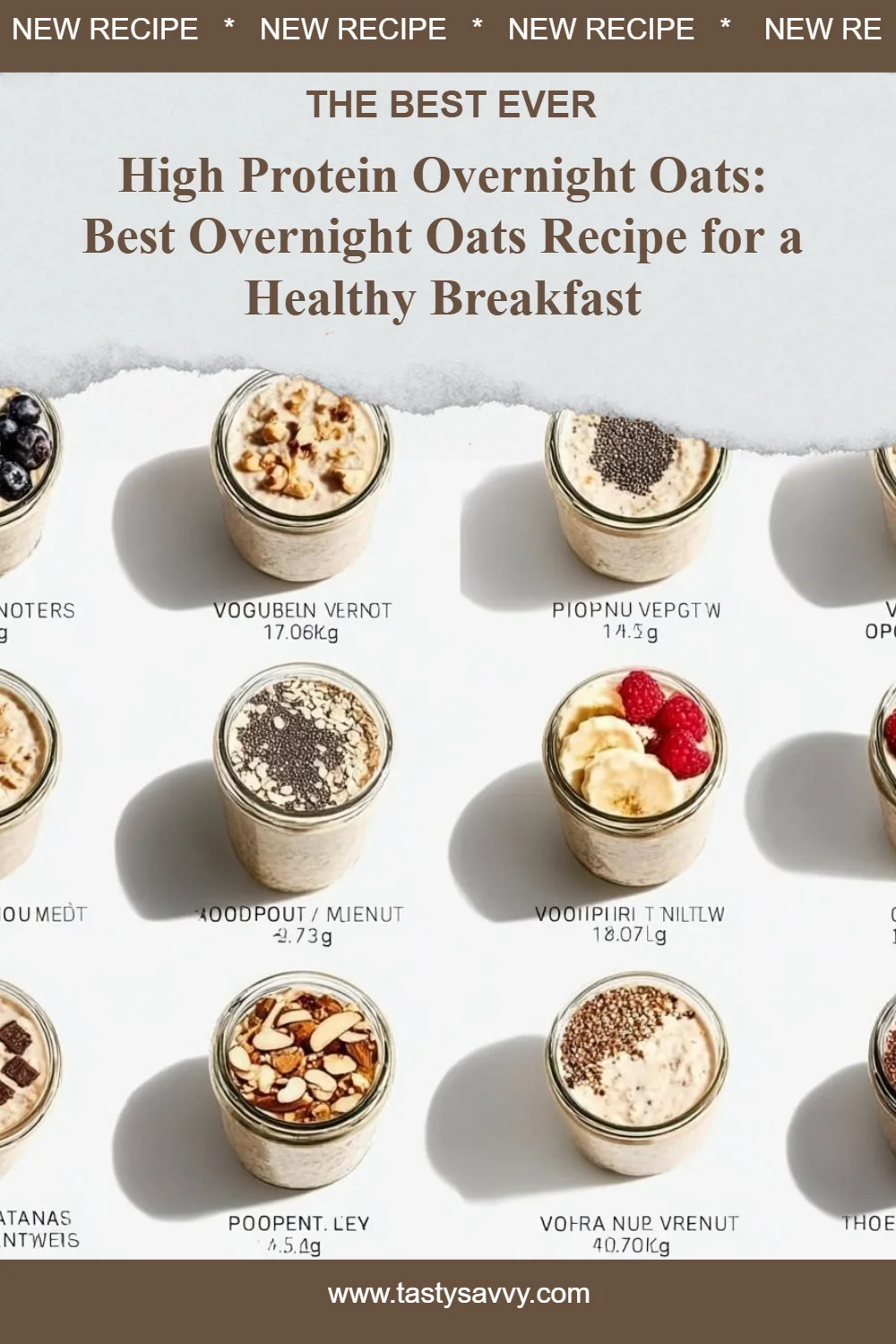 High Protein Overnight Oats