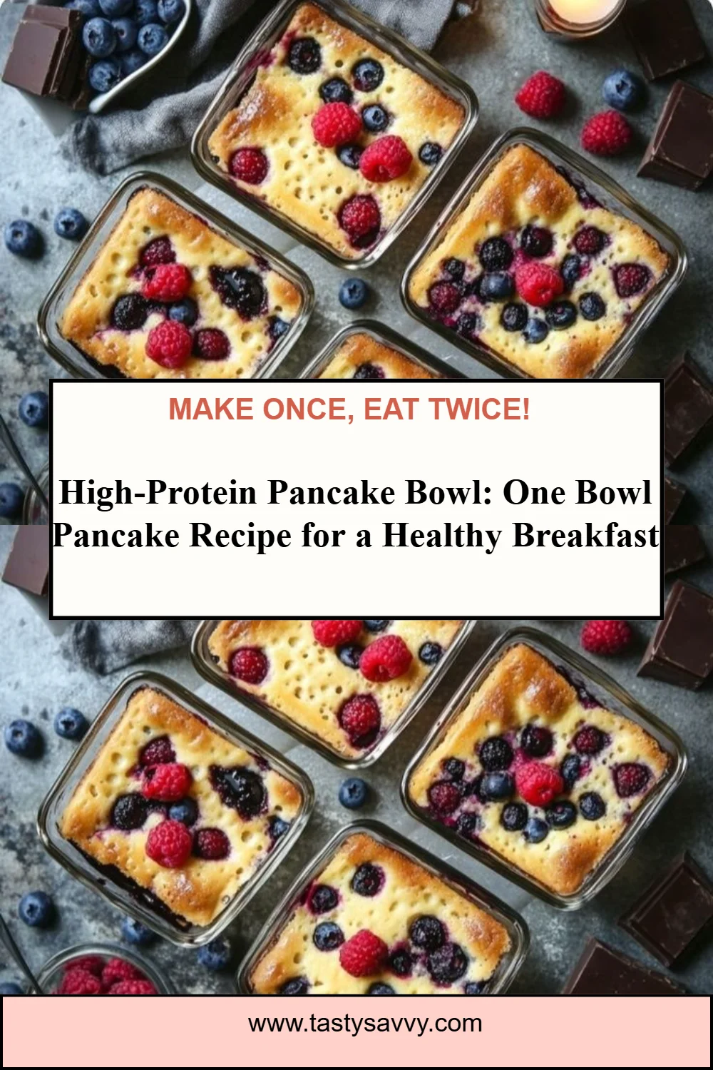 High-Protein Pancake Bowl