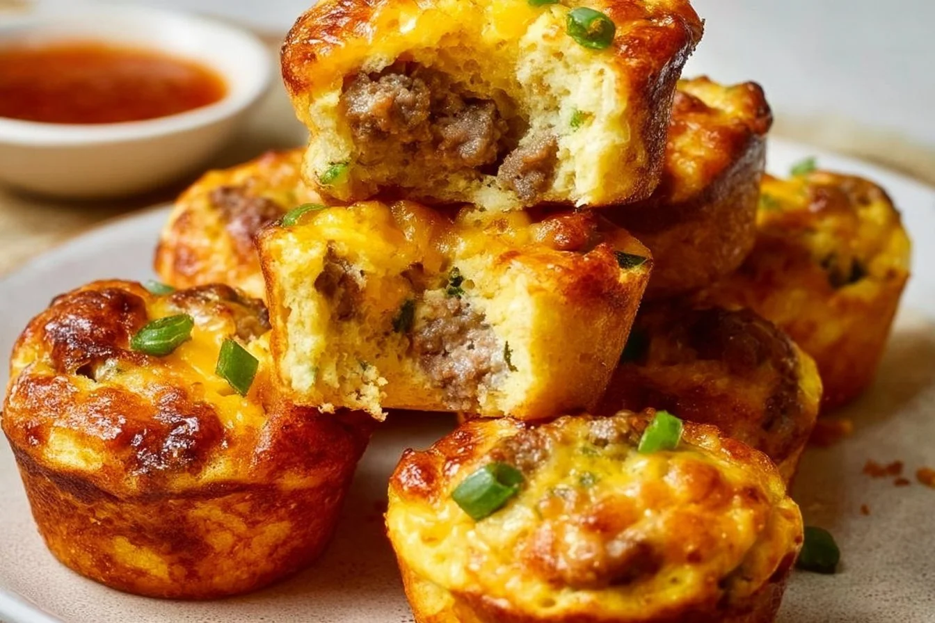 High protein sausage pancake muffins recipe for a nutritious breakfast