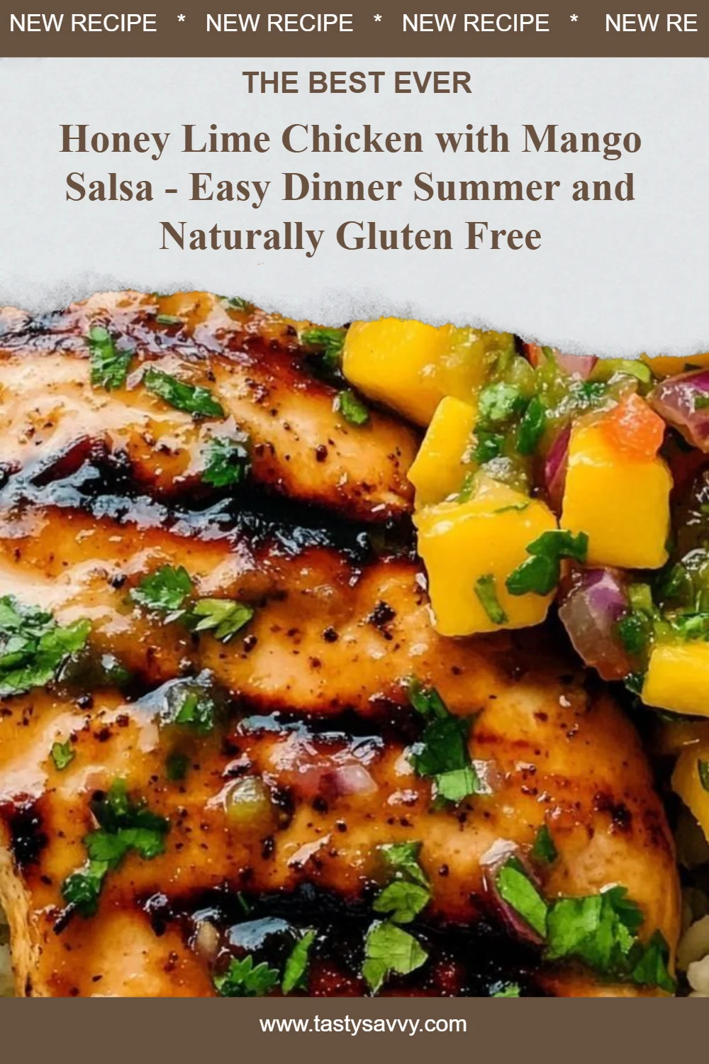 Honey Lime Chicken with Mango Salsa