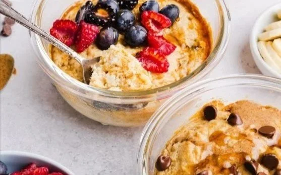 Kodiak Pancake Bowl topped with fruits and nuts for a nutritious breakfast