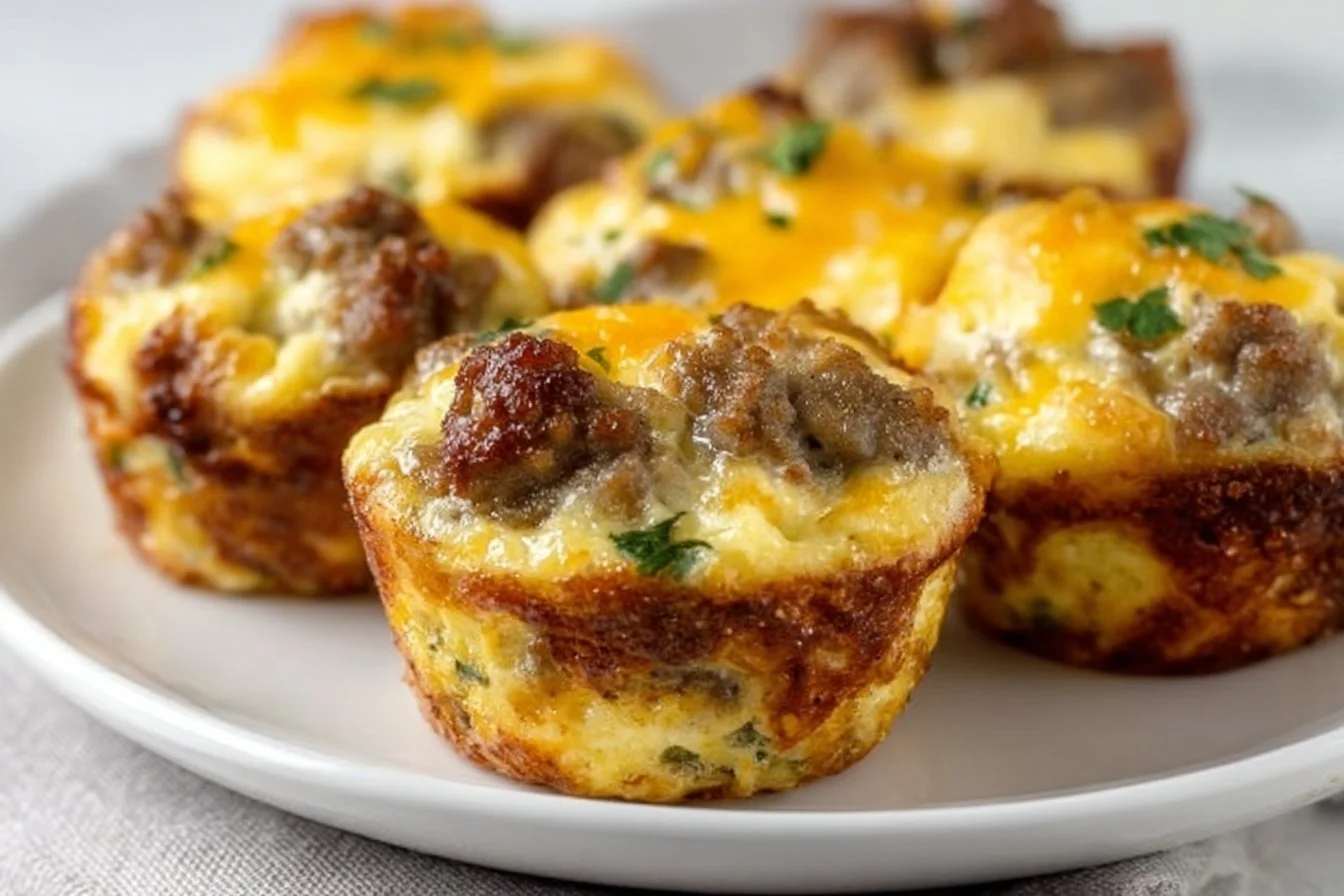 Low Carb Sausage Egg Muffins