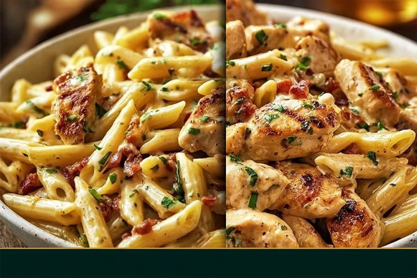 Delicious Marry Me Chicken Pasta served with fresh herbs and creamy sauce
