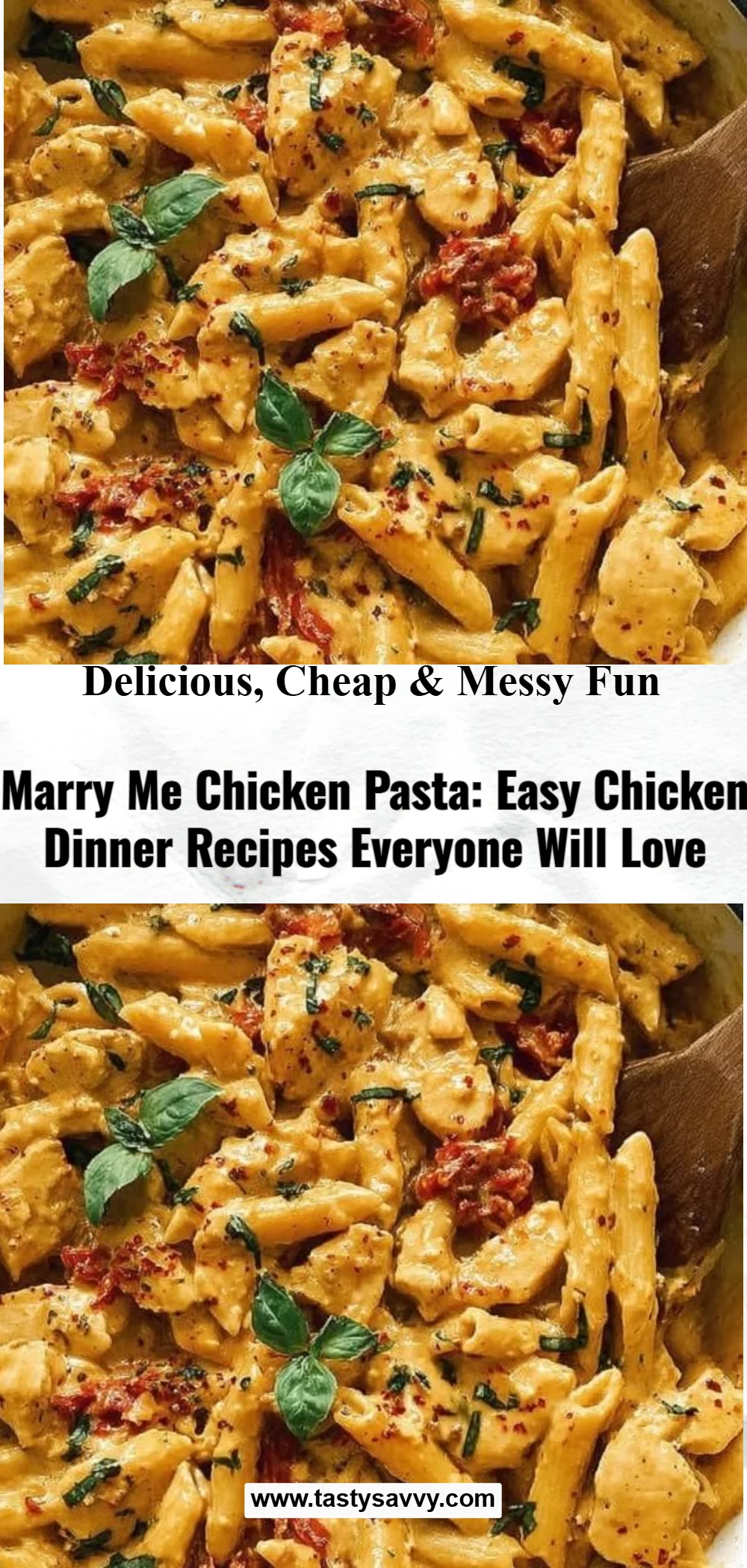 Marry Me Chicken Pasta