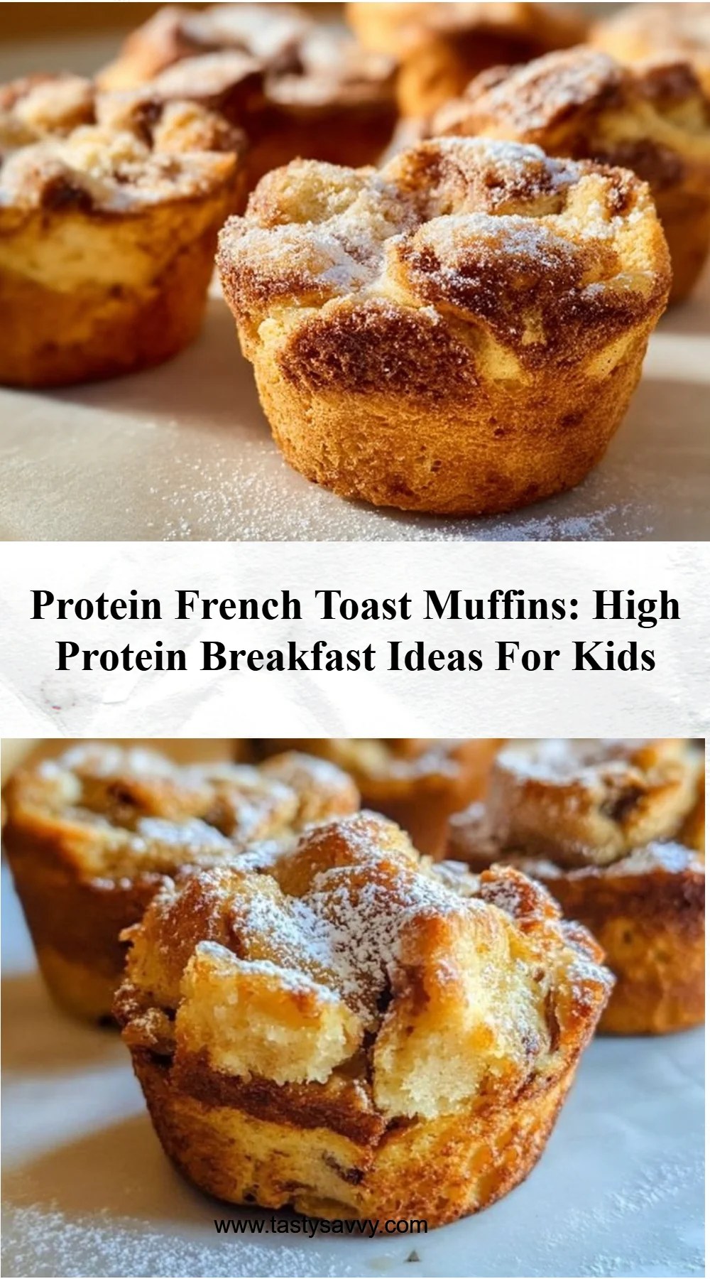 Protein French Toast Muffins