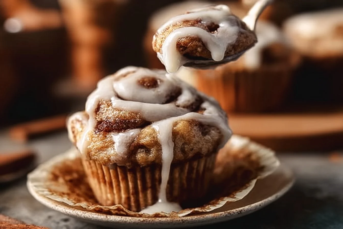 Protein-Packed Cinnamon Roll Muffins