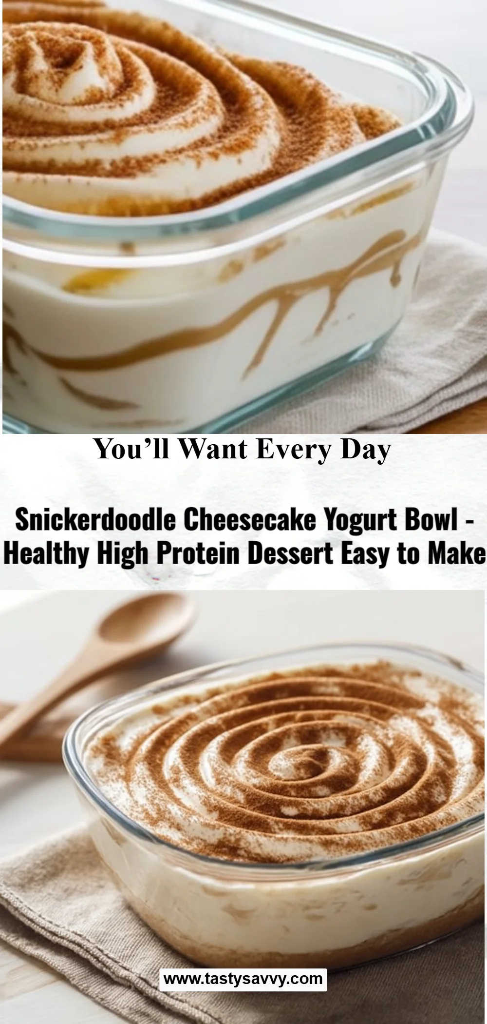Snickerdoodle Cheesecake Yogurt Bowl