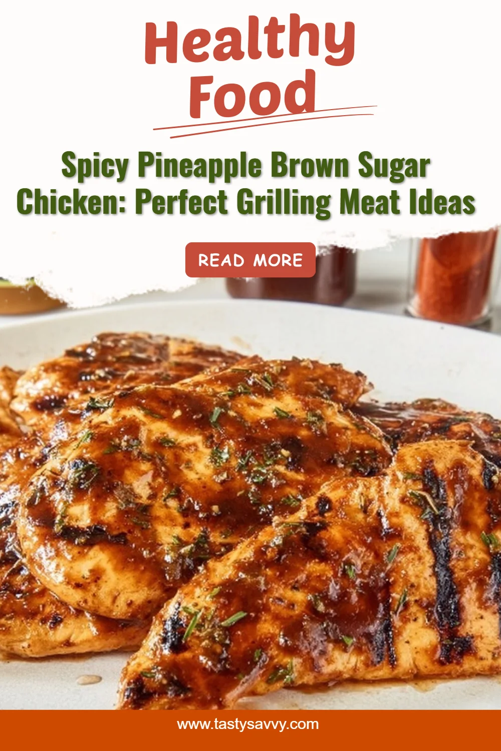 Spicy Pineapple Brown Sugar Chicken