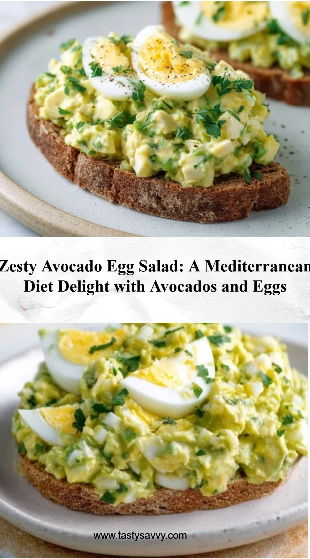 Zesty Avocado Egg Salad