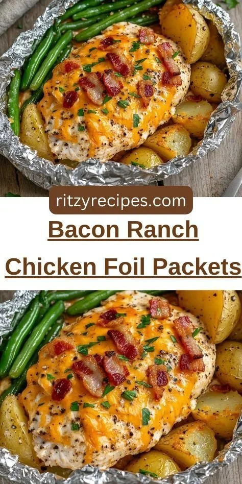 Bacon Ranch Chicken Foil Packets Bacon Ranch Chicken Bacon Ranch Chicken Foil Packets
