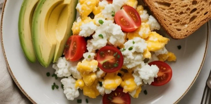 Cottage Cheese Egg White Breakfast Scramble breakfast scramble Cottage Cheese Egg White Breakfast Scramble