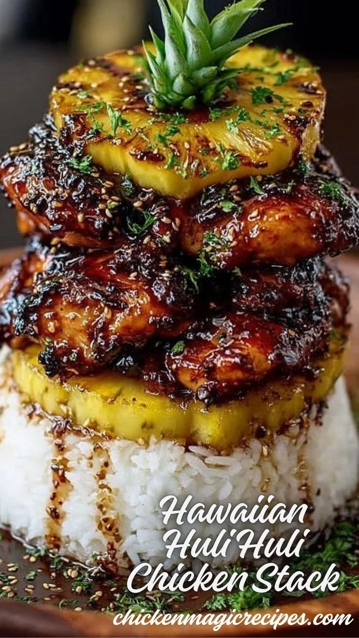 Hawaiian Turned Chicken Stack Hawaiian Chicken Hawaiian Turned Chicken Stack