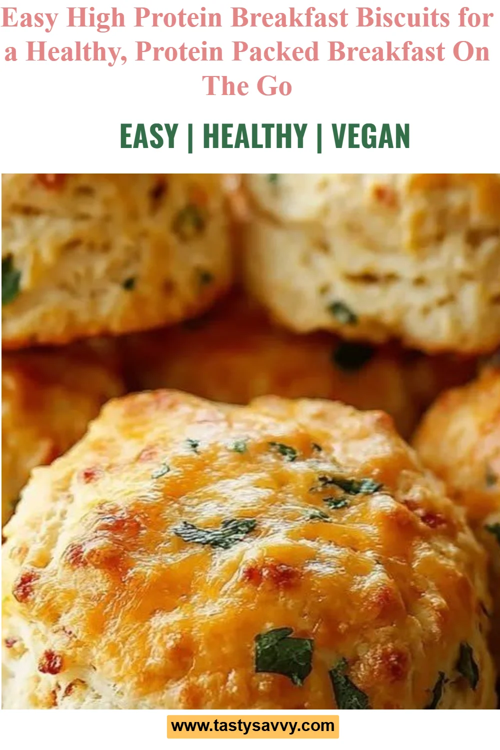 High Protein Breakfast Biscuits