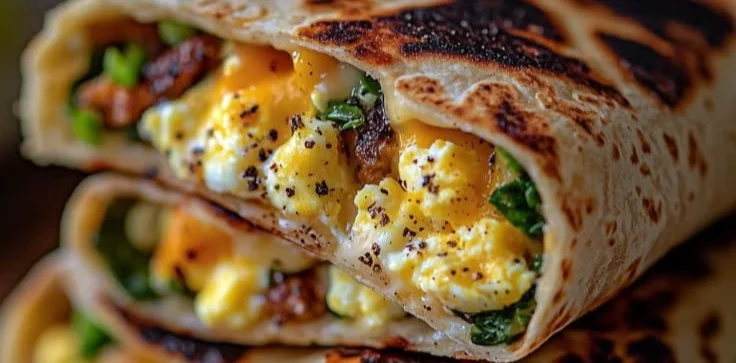 High Protein Breakfast Burrito Meal Prep breakfast burrito High Protein Breakfast Burrito Meal Prep