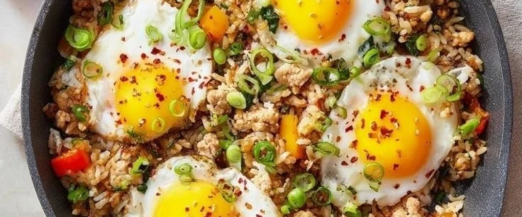 High-Protein Breakfast Fried Rice breakfast fried rice High-Protein Breakfast Fried Rice